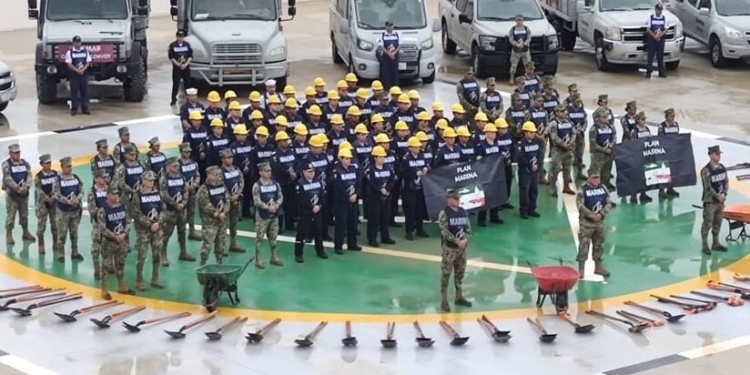 SEMAR DESPLIEGA 5 MIL ELEMENTOS ANTE EMBATE DE NORMA EN SINALOA
