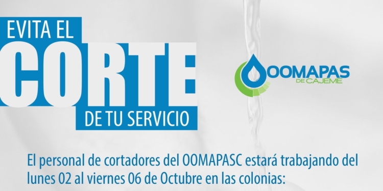 HOY ARRANCAN LA VISITA DE LOS CORTADORES A LOS ADEUDOS GRANDES DE AGUA
