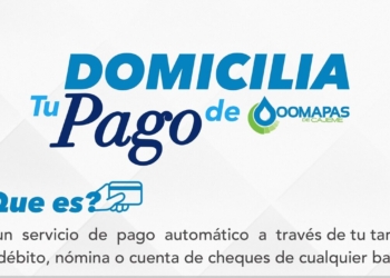 RECUERDA QUE PUEDES DOMICILIAR TU TARJETA BANCARIA PARA HACER TU PAGO DE AGUA