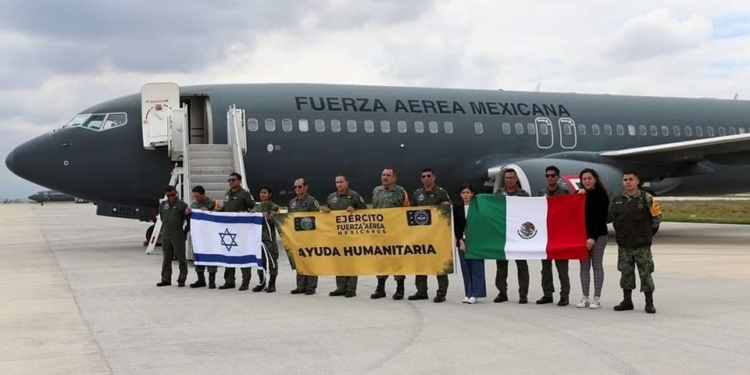 UN TOTAL DE 135 MEXICANOS VIAJAN EN AVIÓN MILITAR PROCEDENTES DE ISRAEL