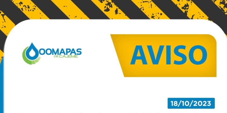 AVISO IMPORTANTE PARA EL SECTOR DEL PARQUE INDUSTRIAL, POR PARTE DE OOMPAS DE CAJEME