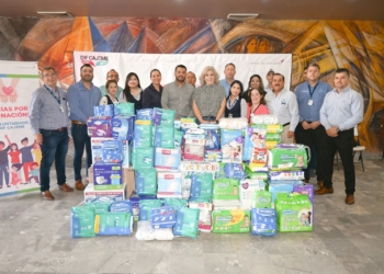 DIRECTIVOS Y PERSONAL DE OOMAPAS SE SUMAN A CAMPAÑA + PAÑALES DE DIF CAJEME