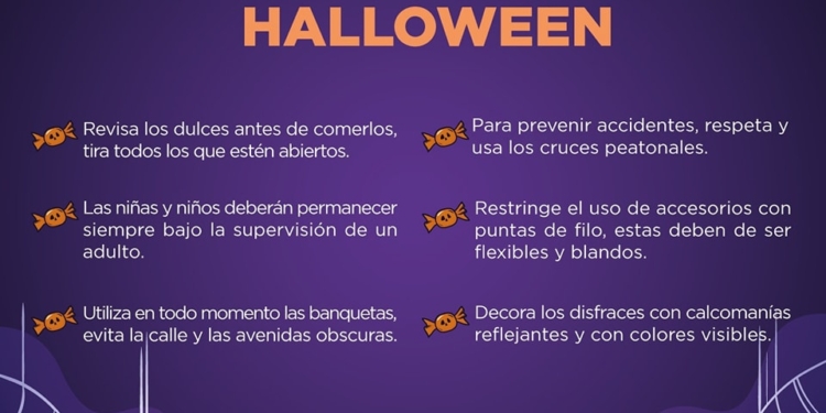 EMITE LA SSPM RECOMENDACIONES PARA EL DÍA DE HALLOWEEN
