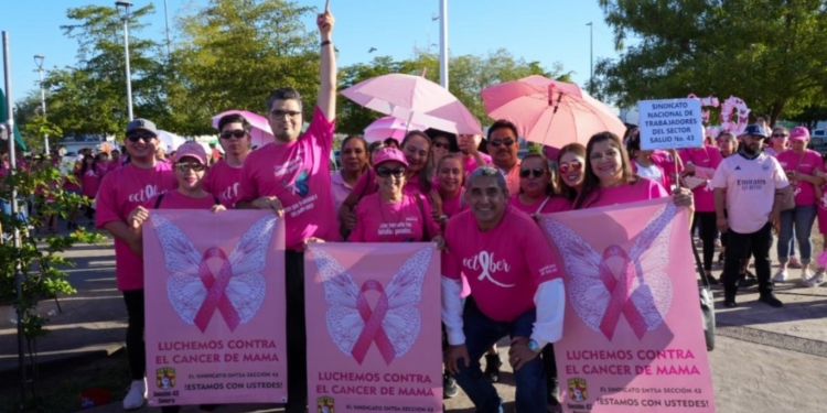CAMINAN MÁS DE 2 MIL SONORENSES PARA PROMOVER LA DETECCIÓN OPORTUNA DEL CÁNCER DE MAMA