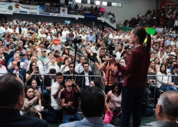LUCHAMOS PORQUE SEA EL MÉXICO DE LAS MUJERES, DE LA HONESTIDAD, DE LA PROSPERIDAD Y DEL BIENESTAR: CLAUDIA SHEINBAUM