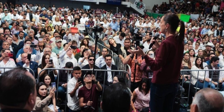 LUCHAMOS PORQUE SEA EL MÉXICO DE LAS MUJERES, DE LA HONESTIDAD, DE LA PROSPERIDAD Y DEL BIENESTAR: CLAUDIA SHEINBAUM