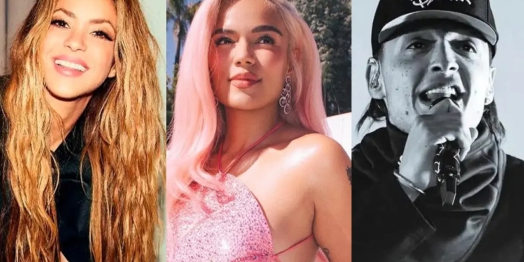SHAKIRA, KAROL G Y PESO PLUMA DOMINAN LAS NOMINACIONES LATINAS A LOS MTV EUROPEOS