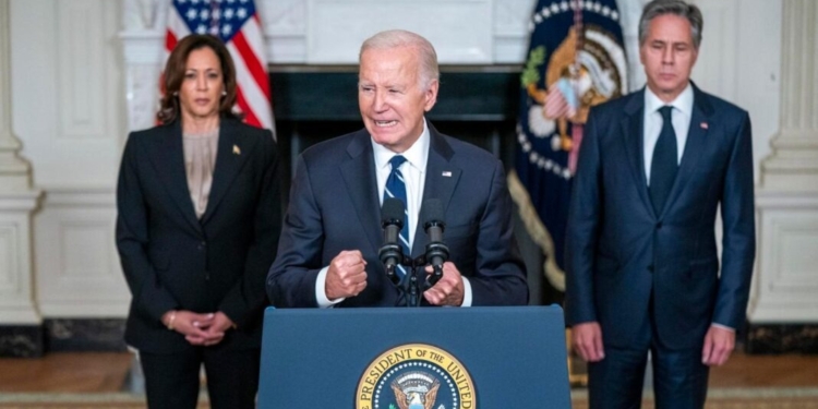 BIDEN PROMETE QUE EE.UU. DARÁ A ISRAEL TODO LO QUE NECESITE PARA DEFENDERSE