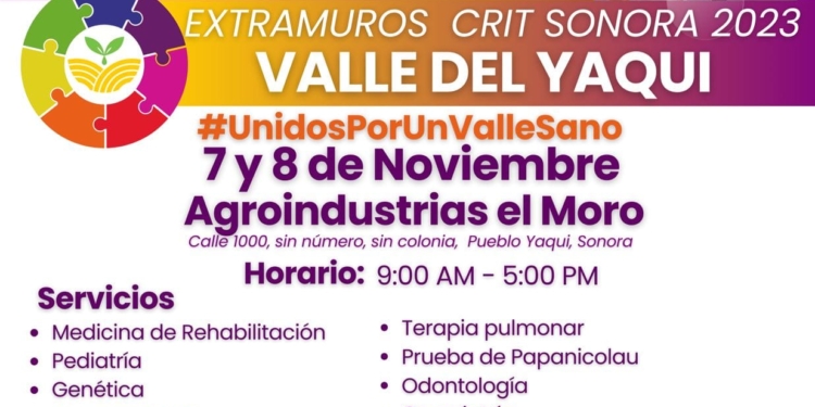 INVITAN A JORNADA MÉDICA EXTRAMUROS EN EL VALLE DEL YAQUI
