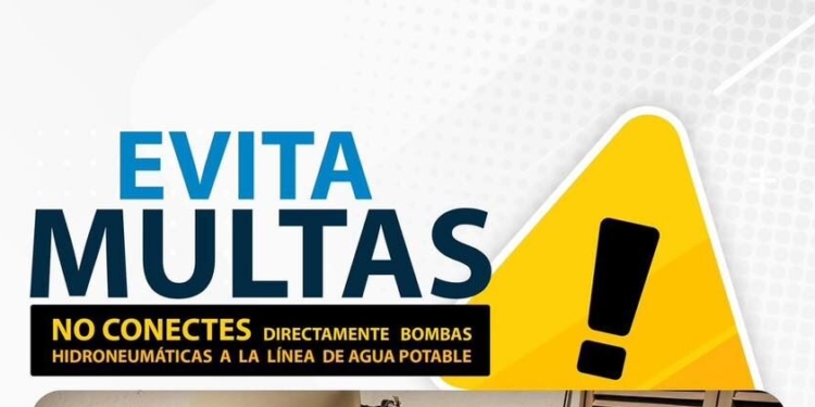 EVITA MULTAS AL USAR BOMBAS HIDRONEUMÁTICAS: OOMAPAS DE CAJEME
