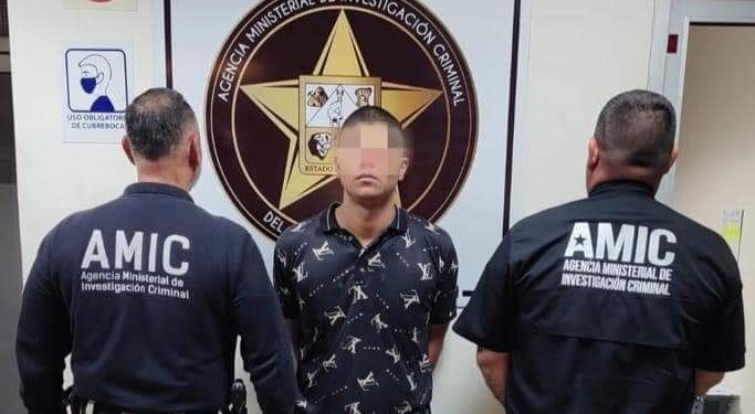 CAPTURA AMIC A PROBABLE ASESINO DE CHOFER DE PLATAFORMA DIGITAL DE CIUDAD OBREGON
