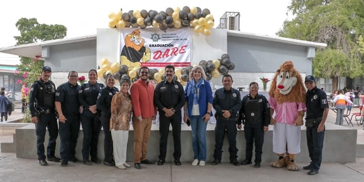 CULMINAN MÁS DE 100 ALUMNAS Y ALUMNOS EL PROGRAMA DARE DE LA SSPM EN LA CAJEME