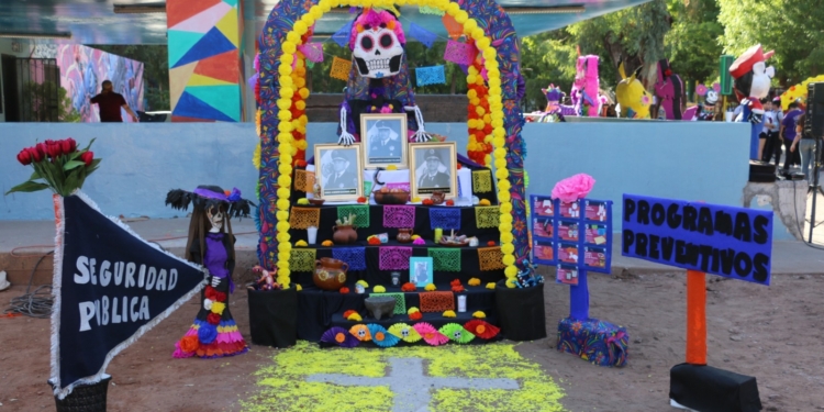 PARTICIPA SSPM EN EXPOSICIÓN DE ALTARES POR EL DÍA DE MUERTOS 2023