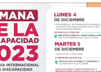ANUNCIAN SEMANA DE LA DISCAPACIDAD 2023