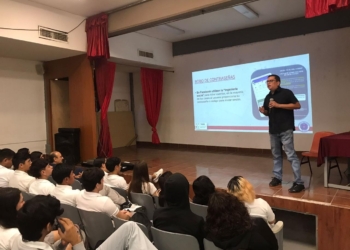 SECRETARÍA DE SEGURIDAD PÚBLICA PROMUEVE CULTURA DE LA PAZ EN PLANTELES EDUCATIVOS DE CAJEME