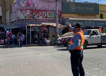 IMPLEMENTA POLICÍA MUNICIPAL OPERATIVO PARA PREVENCIÓN DE ACCIDENTES EN EL CENTRO