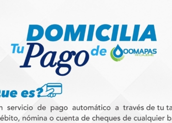 ES DOMINGO! LO SABEMOS, RECUERDA QUE PUEDES DOMICILIAR TU TARJETA BANCARIA PARA HACER TU PAGO DE AGUA
