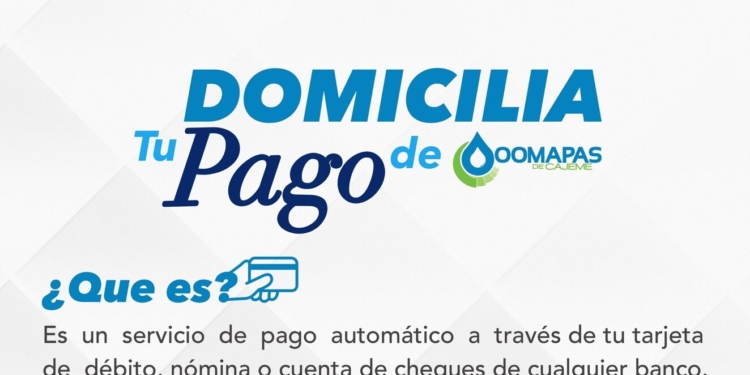 ES DOMINGO! LO SABEMOS, RECUERDA QUE PUEDES DOMICILIAR TU TARJETA BANCARIA PARA HACER TU PAGO DE AGUA