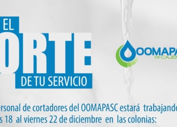 AGUAS!!! DEUDORES DE AGUA, SE VIENE EL CORTE PARA USTEDES: OOMAPAS DE CAJEME