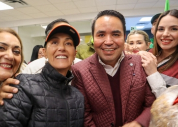 CLAUDIA SHEINBAUM LLEGA A SONORA EN UN AMBIENTE DE FIESTA Y ALEGRÍA