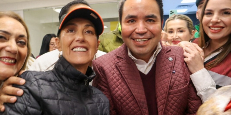 CLAUDIA SHEINBAUM LLEGA A SONORA EN UN AMBIENTE DE FIESTA Y ALEGRÍA