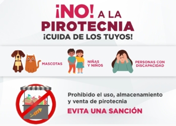SE SANCIONARÁ A QUIEN VENDA, COMPRE O USE PIROTECNIA EN CAJEME