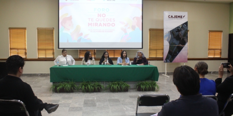 REALIZAN FORO ‘NO TE QUEDES MIRANDO’