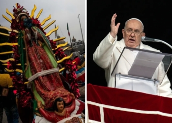 VIRGEN DE GUADALUPE NO TOLERA ‘IDEOLOGÍAS’ NI ES ‘PARA GANAR DINERO’: PAPA FRANCISCO