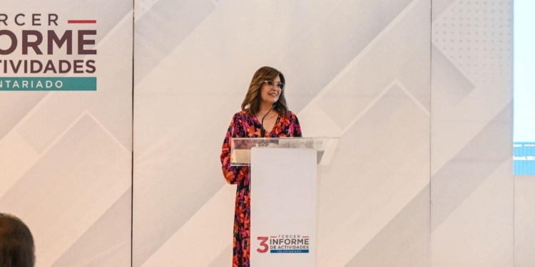 RINDE TERCER INFORME DE ACTIVIDADES DEL VOLUNTARIADO DE DIF CAJEME, DRA. MARTHA PATRICIA PATIÑO FIERRO