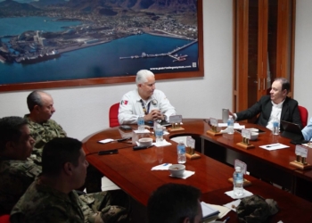 CONCLUIMOS 10 DE 13 FRENTES DE LA MODERNIZACIÓN DEL PUERTO DE GUAYMAS: DURAZO MONTAÑO