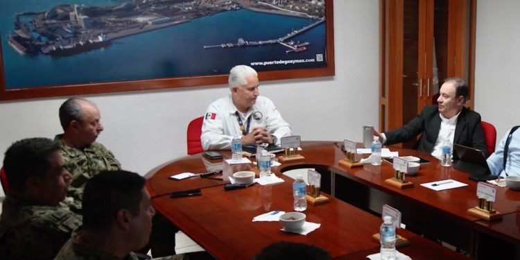 CONCLUIMOS 10 DE 13 FRENTES DE LA MODERNIZACIÓN DEL PUERTO DE GUAYMAS: DURAZO MONTAÑO