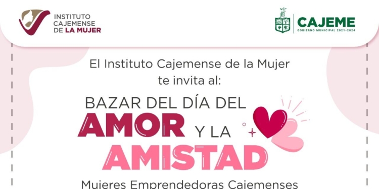 INVITA ICM A PARTICIPAR EN BAZAR POR EL DÍA DEL AMOR Y LA AMISTAD