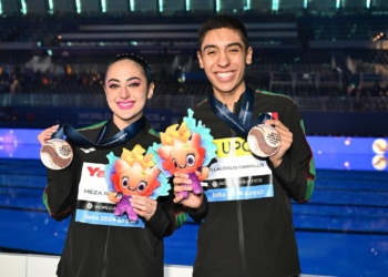 TRINIDAD MEZA Y DIEGO VILLALOBOS SE LLEVAN MEDALLA DE BRONCE EN EL MUNDIAL DE DOHA