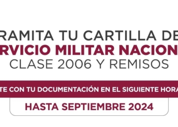 INFORMA JUNTA MUNICIPAL DE RECLUTAMIENTO SOBRE TRÁMITE PARA CARTILLA DEL SERVICIO MILITAR NACIONAL