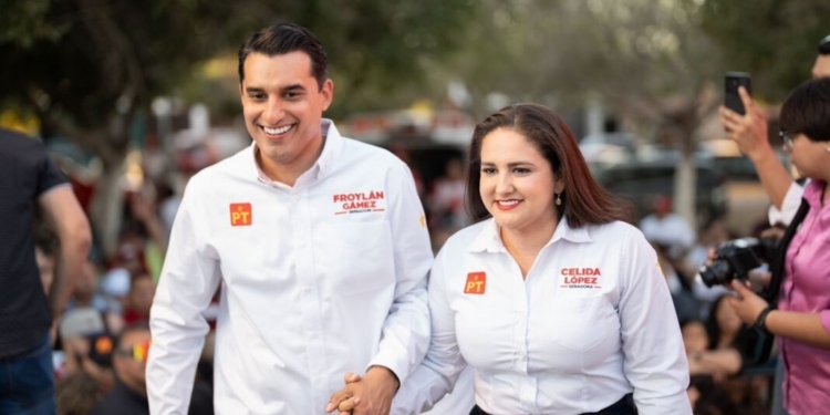 ARREMETEN CELIDA LÓPEZ Y FROYLÁN GÁMEZ CONTRA LILLY TÉLLEZ Y MANLIO BELTRONES EN CAJEME