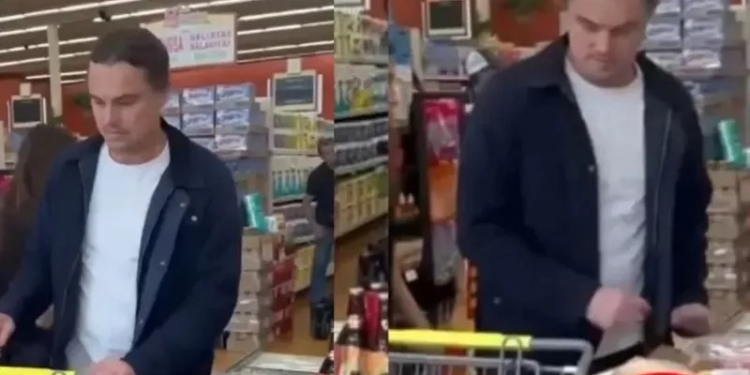 VIDEO DE LEONARDO DICAPRIO COMPRANDO TORTILLAS EN SUPERMERCADO SE VUELVE VIRAL