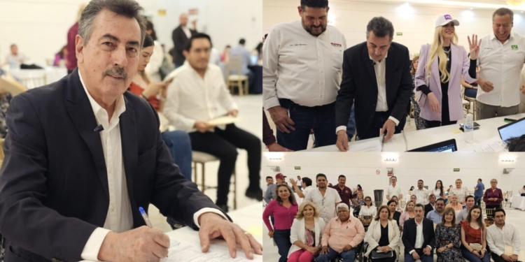 SE REGISTRA JAVIER LAMARQUE COMO CANDIDATO DE MORENA A LA PRESIDENCIA MUNICIPAL DE CAJEME