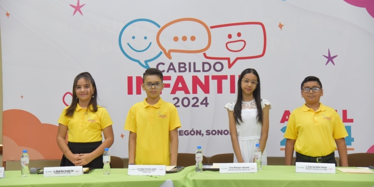 INSTALAN EN CAJEME CABILDO INFANTIL 2024