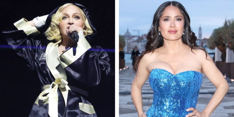 MADONNA INVITA A SALMA HAYEK A SU ÚLTIMO CONCIERTO EN CDMX