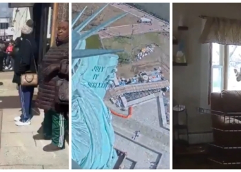 LA ESTATUA DE LA LIBERTAD FUE TESTIGO: ASÍ SE VIVIÓ EL INUSUAL SISMO DE 4.8 EN NUEVA YORK