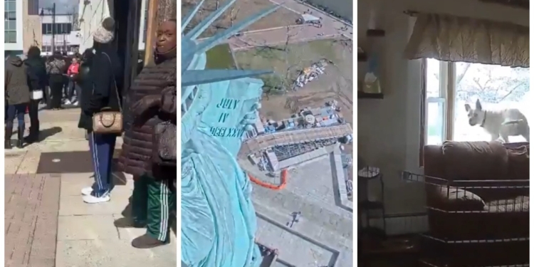 LA ESTATUA DE LA LIBERTAD FUE TESTIGO: ASÍ SE VIVIÓ EL INUSUAL SISMO DE 4.8 EN NUEVA YORK