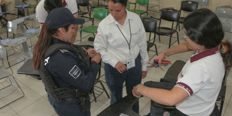 IMPLEMENTA SSPM PROGRAMA ‘REVISIÓN MOCHILA’ EN EL CBTIS 37