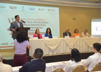 INAUGURA ALCALDE FORO DE CONVERGENCIA, PRÁCTICA PSICOLÓGICA Y PSICOTERAPÉUTICA EN CAJEME