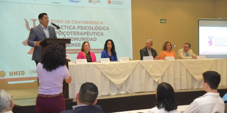 INAUGURA ALCALDE FORO DE CONVERGENCIA, PRÁCTICA PSICOLÓGICA Y PSICOTERAPÉUTICA EN CAJEME