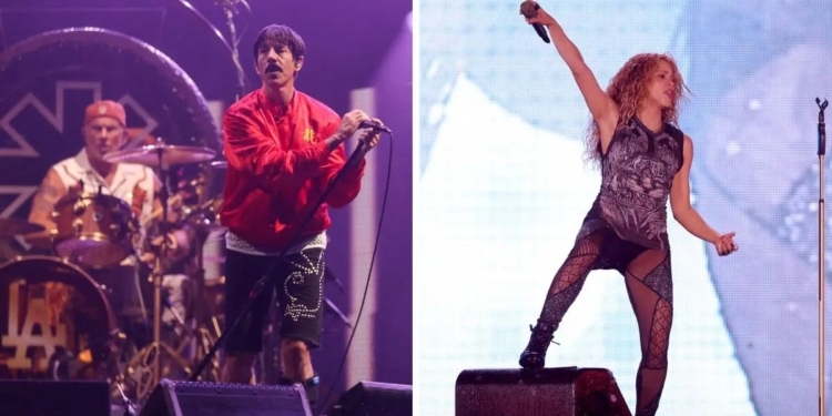 LOS REPERTORIOS DE SHAKIRA Y RED HOT CHILI PEPPERS PASARÁN A MANOS DE BLACKSTONE