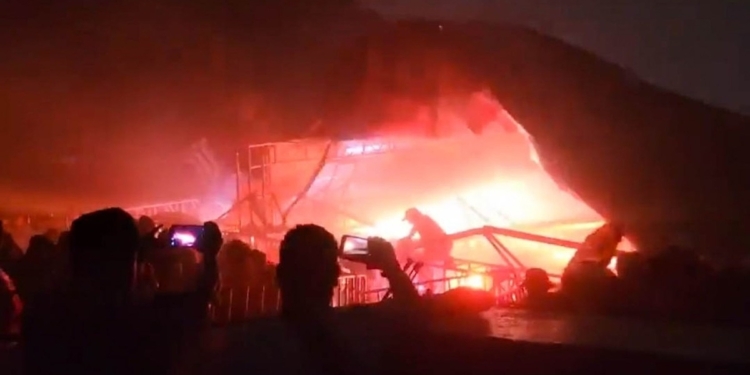 AL MENOS NUEVE MUERTOS POR DESPLOME DURANTE MITIN DE MC EN SAN PEDRO, NL