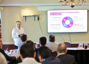 PROMUEVE GOBERNADOR DURAZO PLAN SONORA ANTE LÍDERES EMPRESARIALES Y AUTORIDADES DE TRIBUS ORIGINARIAS DE ARIZONA