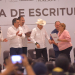 PRESENCIA JAVIER LAMARQUE ENTREGA DE ESCRITURAS A FAMILIAS DEL RODEO 3 Y SAN IGNACIO RÍO MUERTO
