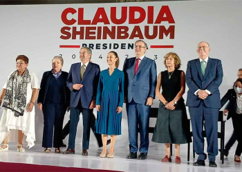 CLAUDIA SHEINBAUM PRESENTA PARTE DE SU GABINETE