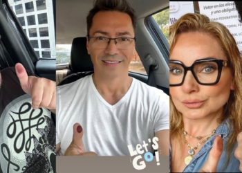 ESTOS SON ALGUNOS FAMOSOS QUE FUERON A VOTAR EN ELECCIONES 2024